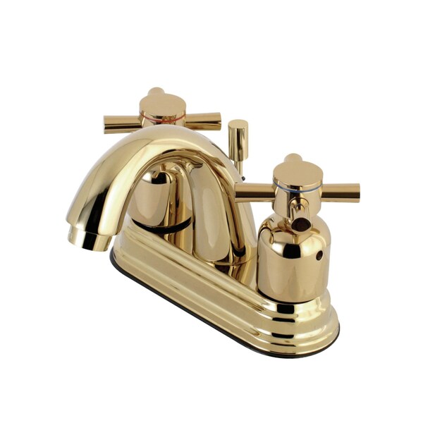 KB8612DX 4" Centerset Bathroom Faucet, Polished Brass